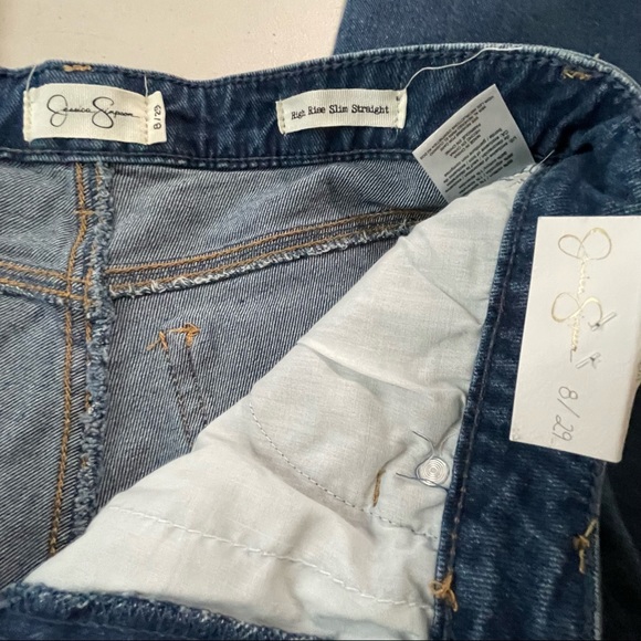 Jessica Simpson high rise slim straight jeans size 8/29 - Picture 8 of 14